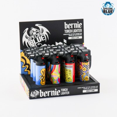 SPECIAL BLUE BERNIE PSYCHEDELIC TORCH LIGHTER  - LT166M 12CT/ DISPLAY